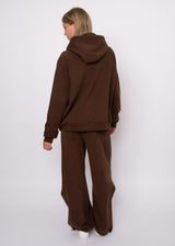 Beata Fleece Barrel Pant | Mohagany