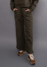 Pandora Fleece Pant | Army Green