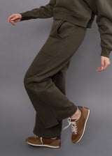 Pandora Fleece Pant | Army Green
