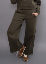 Pandora Fleece Pant | Army Green