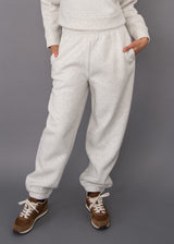 Danna Fleece Jogger | Pebble Melange