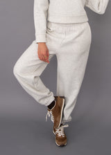 Danna Fleece Jogger | Pebble Melange