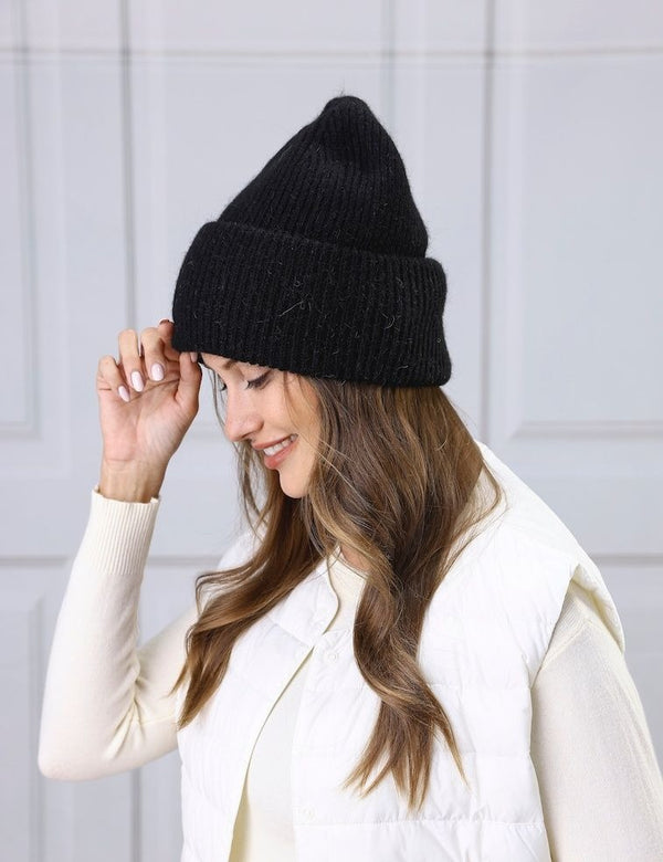 Wide Rib Toque | Black