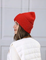 Wide Rib Toque | Red