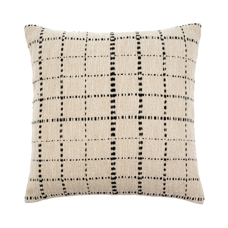 Handloom Check Cushion | 20x20