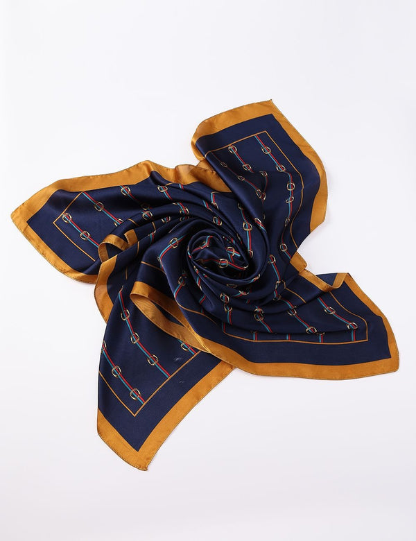 Satin Scarf | Gold Buckle