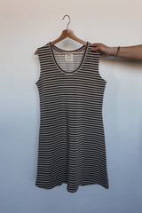 Lake Dress | Stone/Clay Stripe - FINAL SALE