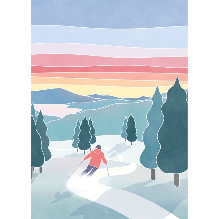 Sunset Ski Puzzle | 500 Piece
