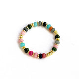 Selena Glass Gemstone Bracelet | Multi