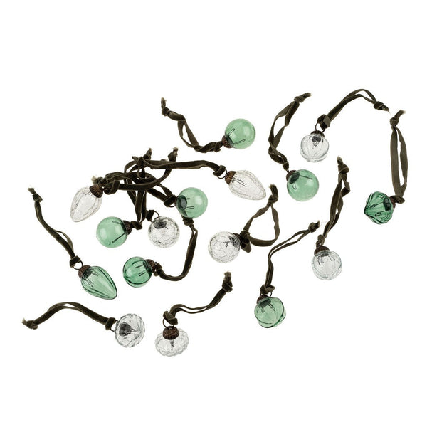 Mini Glass Ornament | Green