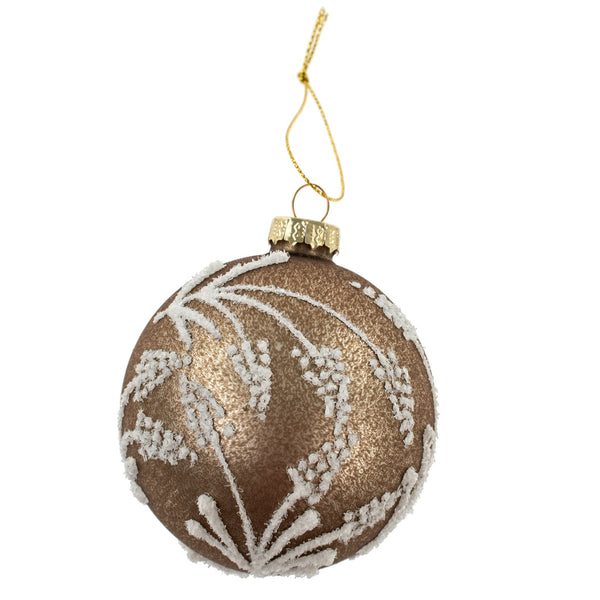 Frosted Willow Ornament | Brown - FINAL SALE