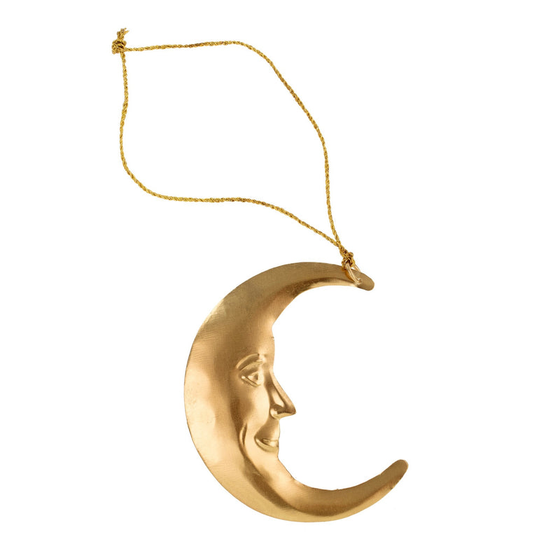 Brass Milagro Ornament | Moon