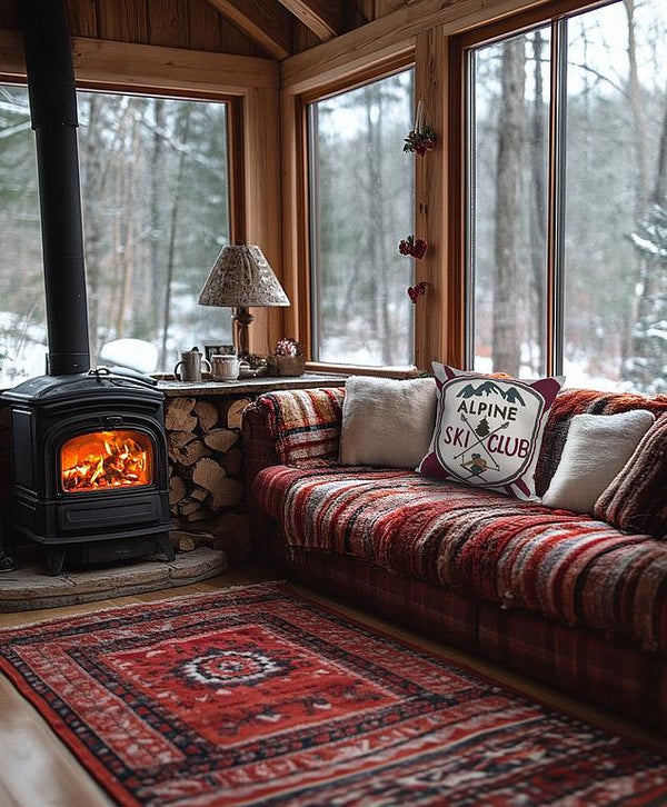 Alpine Ski Club Cushion | 17x17