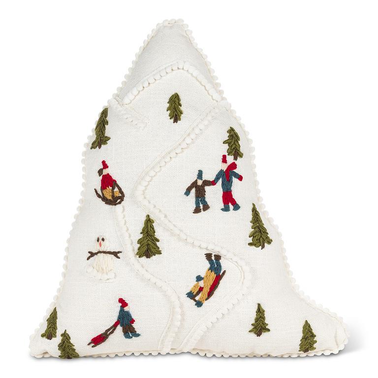Tree Shaped Skier Cushion