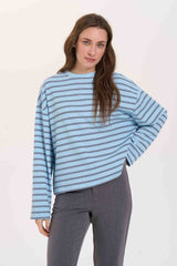 Lincoln Top | Blue Stripe