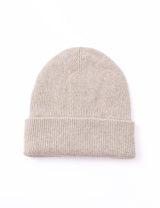 Ribbed Cuff Beanie | Cream