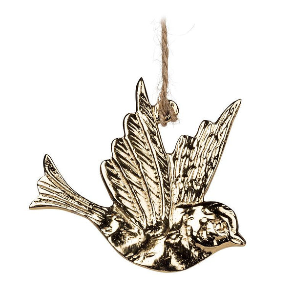 Gold Bird Ornament
