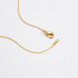 Barrel Pendant Necklace | Gold