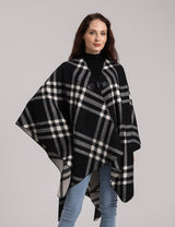 Sidney Poncho | Black/White