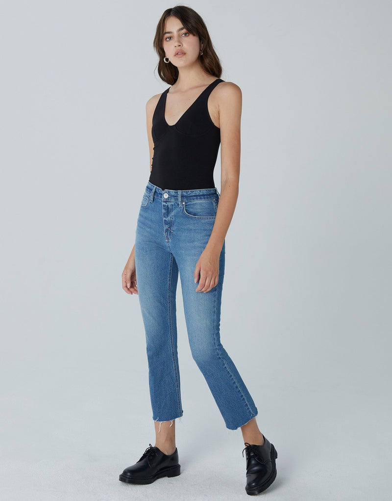 Marlow High Rise Cropped Demi Flare | Everlong