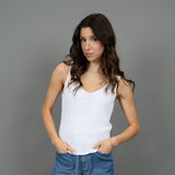 Lali Tank | White - FINAL SALE