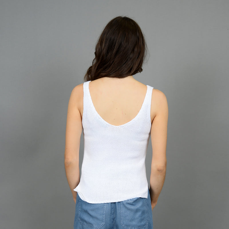 Lali Tank | White - FINAL SALE