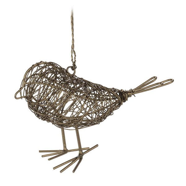 Wire Bird Ornament