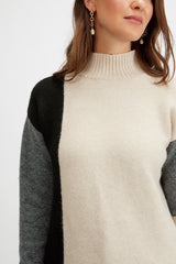 Cassandra Sweater | Combo Pebble