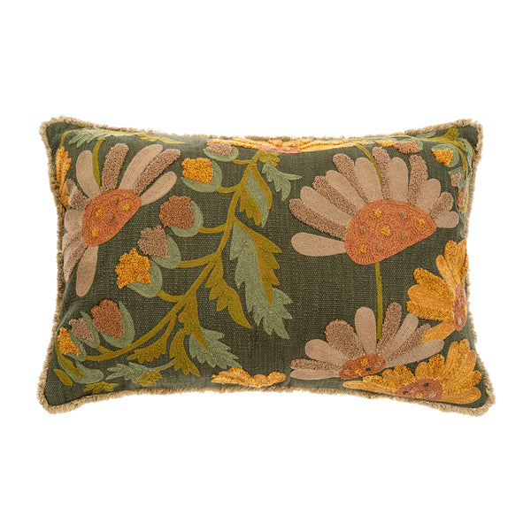 Valley Embroidered Cushion 16x24