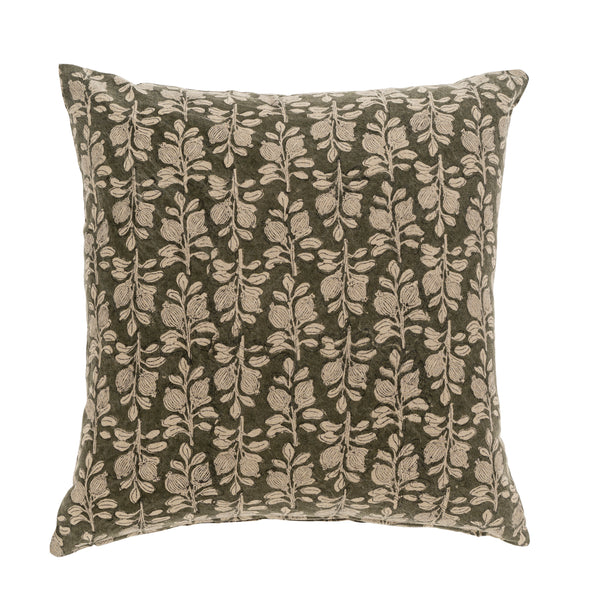 Arbor Block Print Cushion 20x20 | Green