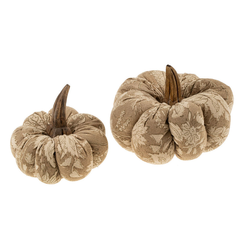 Taupe Printed Pumpkin | Large - FINAL SALE
