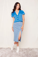 Tridane Skirt | Light Blue - FINAL SALE