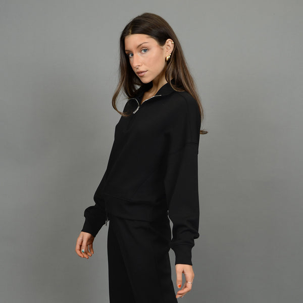 Mailyn Half-Zip Pullover | Black