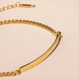 Chain Linked Bracelet | Gold