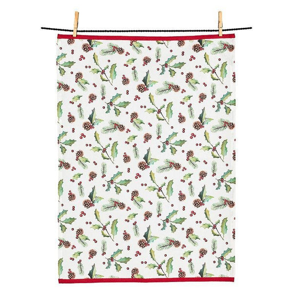 Holly & Berries Kitchen Towel