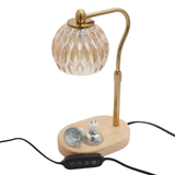 Candle Warmer Lamp | Crystal Gold