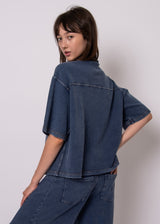 Lorane Top | Denim Blue