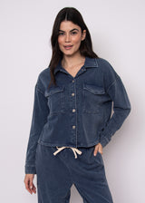 Nara Denim Look Jacket | Denim Blue - FINAL SALE