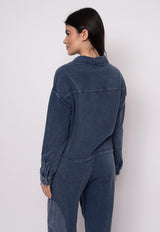 Nara Denim Look Jacket | Denim Blue - FINAL SALE