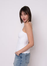 Perla Tank | White