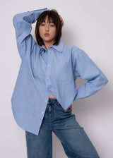 Padme Top | Oxford Blue