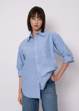 Padme Top | Oxford Blue