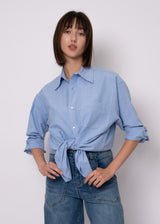 Padme Top | Oxford Blue
