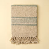 Tulum Striped Throw | Blue