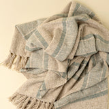 Tulum Striped Throw | Blue