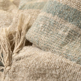 Tulum Striped Throw | Blue