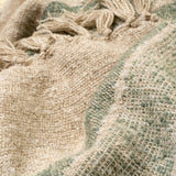 Tulum Striped Throw | Green