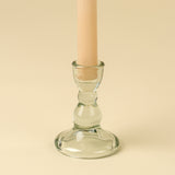 Aqua Callista Glass Candleholder | Small