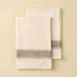 Grain Sack Tea Towels Set of 2 | Beige