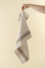 Grain Sack Tea Towels Set of 2 | Beige